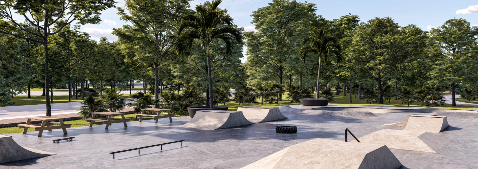 Vanguardia Residences_Departamentos en Puerto Morelos_central_park
