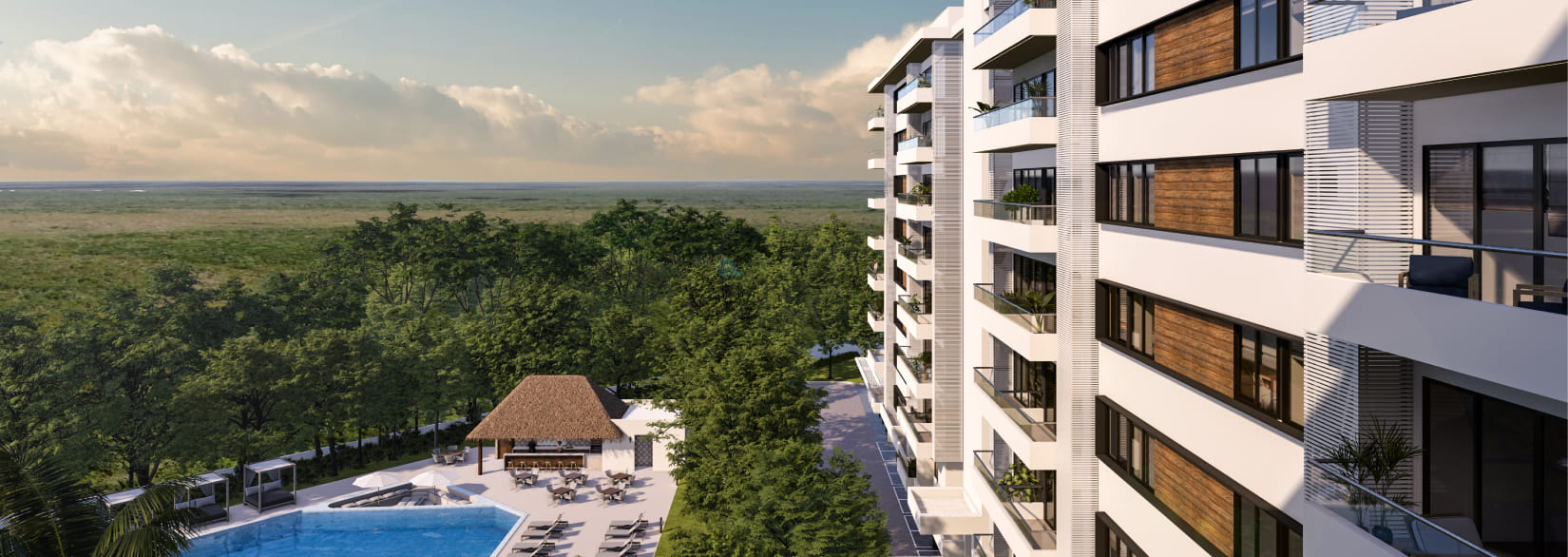 Vanguardia Residences_Departamentos en Puerto Morelos_cluster