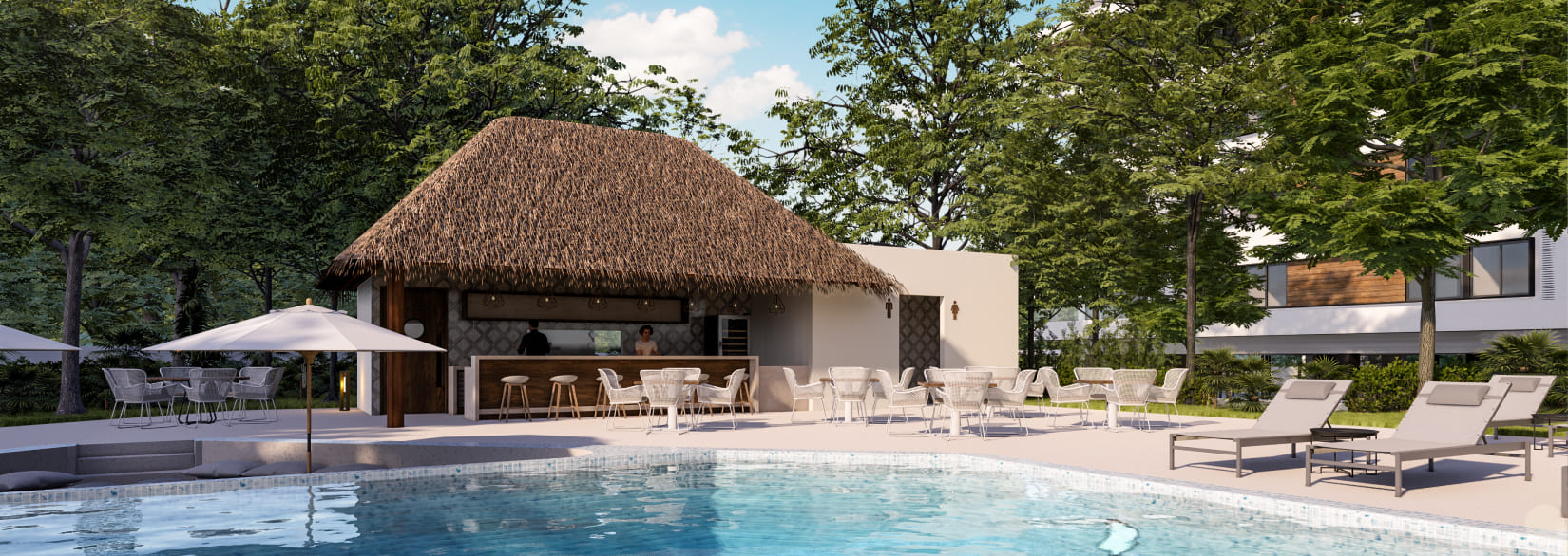 Vanguardia Residences_Departamentos en Puerto Morelos_cluster